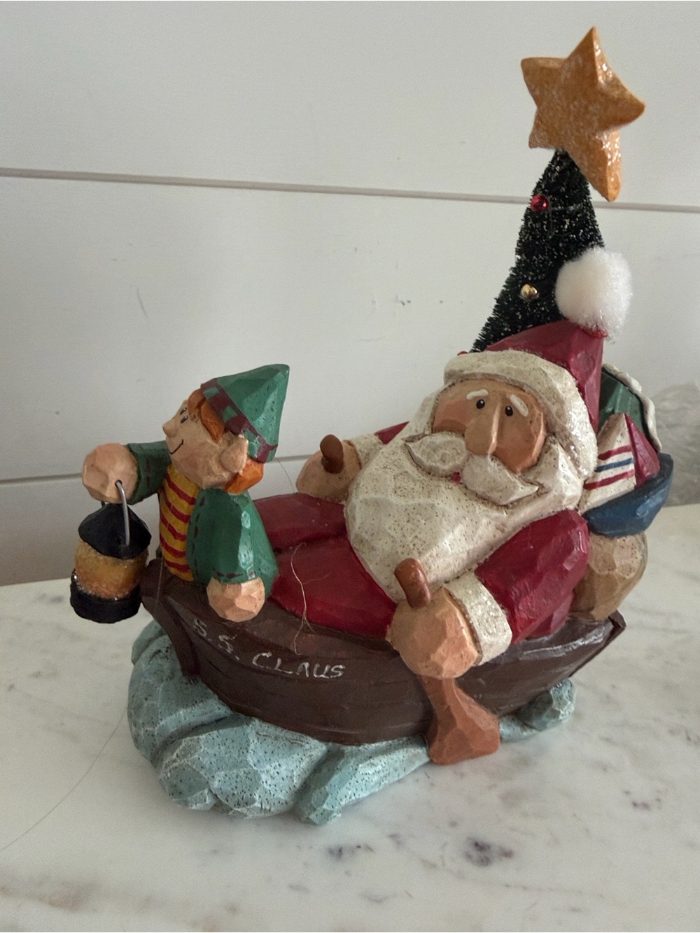 Eddie Walker SS Claus 2002 Limited Edition Santa Boat Midwest Cannon Falls